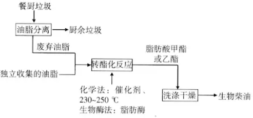 餐廚垃圾處理工藝流程圖
